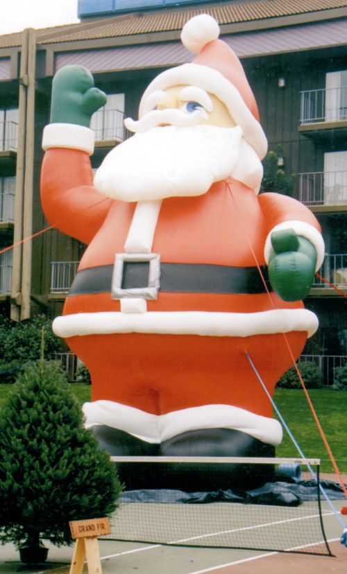 Holiday Inflatables standard santa
